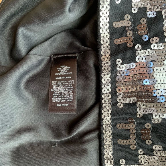 Express Aztec Sequin Skirt - Picture 7 of 7